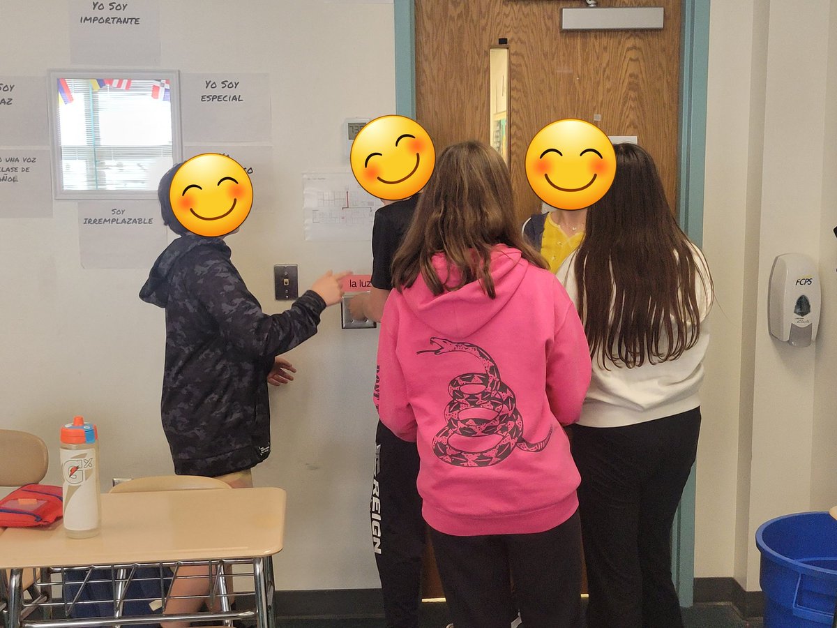 A good old fashioned game of charades with Sp. 2 to review the present progressive tense. Fully engaged and lots of laughter!