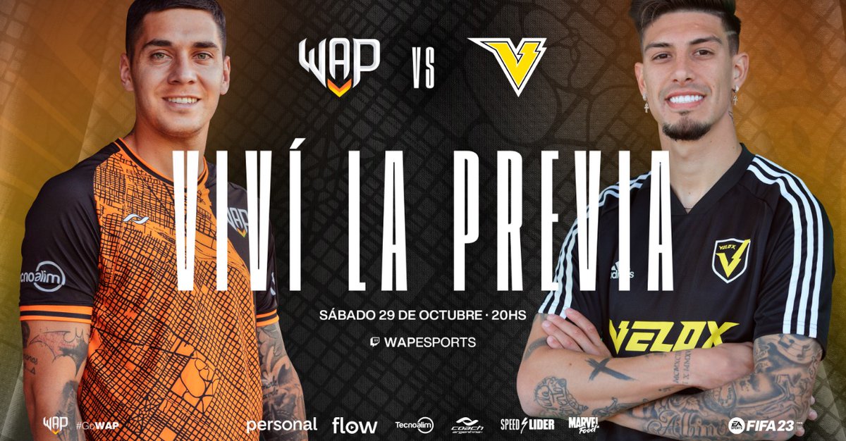¡Ellos se enfrentan en la cancha por el título de Conferencia y nosotros en el servidor por la camiseta!

El sábado vamos a estar jugando un showmatch ante <a href="/VELOXgg/">Velox</a>, desde las 20hs, y esperamos contar con tu aliento desde la tribuna virtual. ¿De qué lado estás?

🧡 x ⚡
