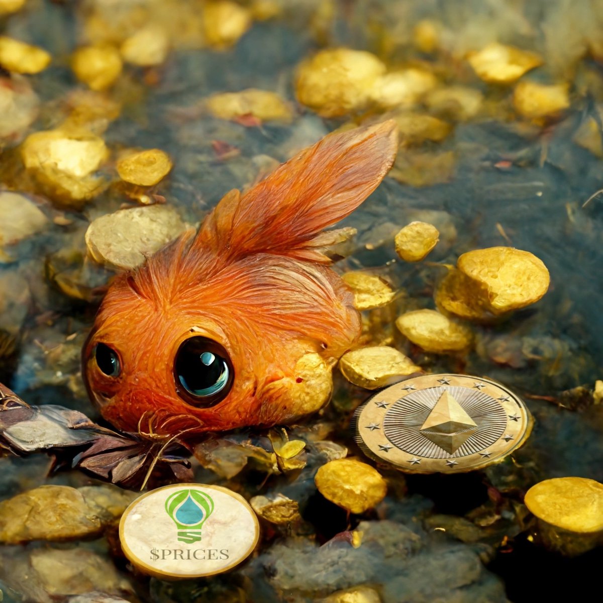 Small fish go on great journeys.

5% of supply in treasury.

$17.67 in eth collected so far.

2% tax

We want to pay your bills
