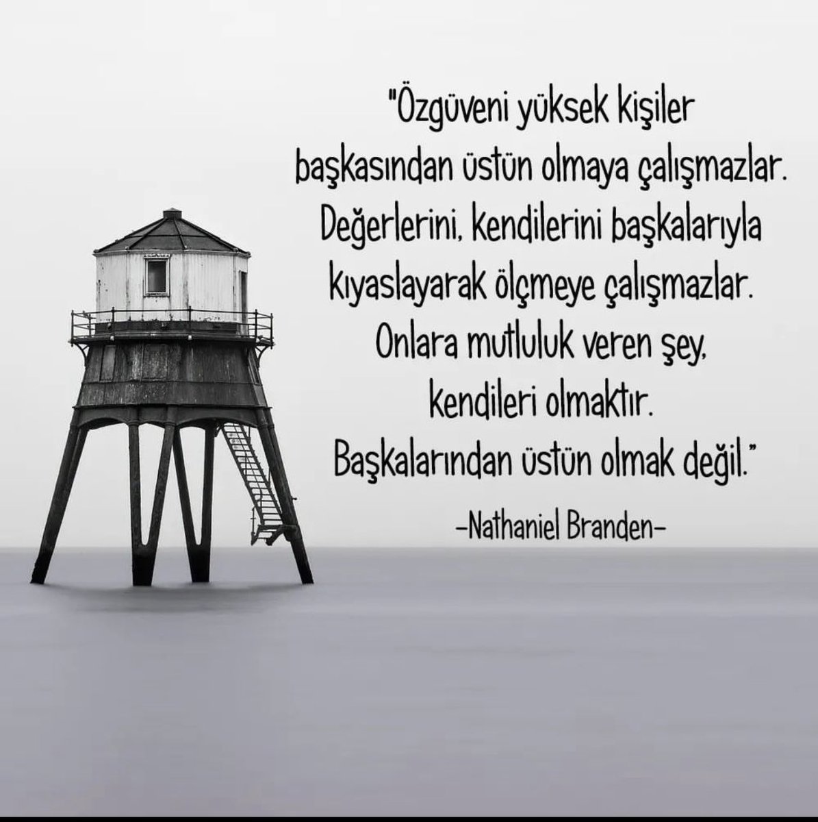 Ne mutlu sadece kendisi olana… olabilene.🥂🎈 #iyigeceler #nathanielbranden