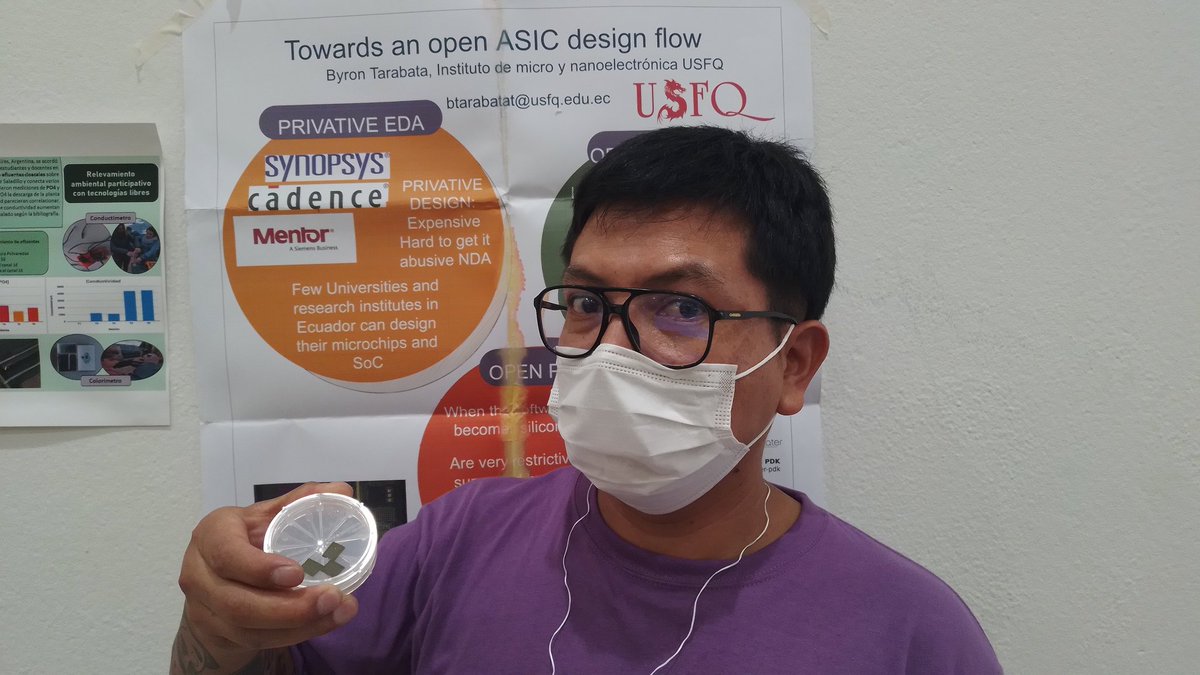 GOSHCommunity's tweet image. #GOSH2022 #PublicDemo @ByronTaraba from IMNE Lab starting to design microchips with  full open tools #OpenHardware