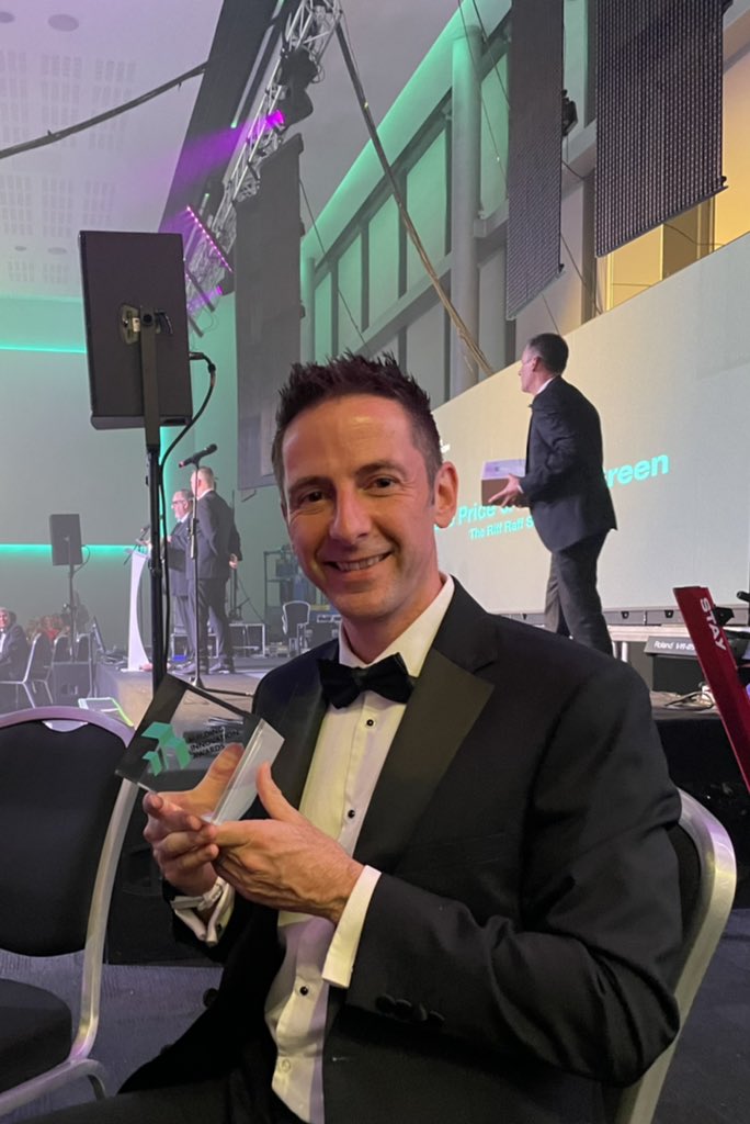 ONEltd_Jason's tweet photo. Very proud of this one!  Tonight we won the Best Carbon Monitoring Tool at the @BuildInAwards ! 🏆 
Our innovation combines BIM and IoT to allow us to monitor energy usage, carbon and comfort, through 3D models 🥇
#biawards22 @ONEltd_Media https://t.co/HuBi85sXrI