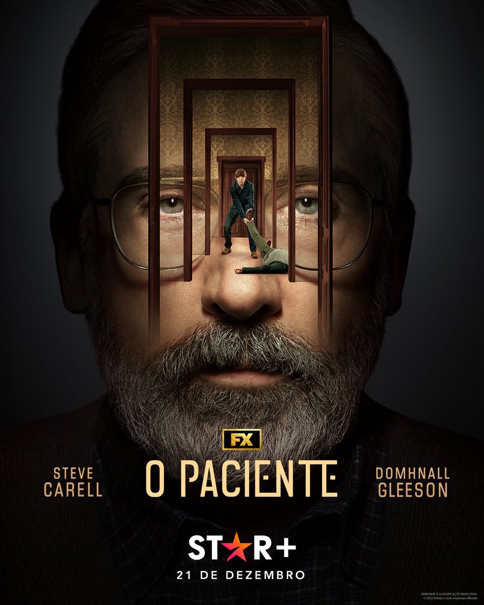 CinematizandoOf's tweet photo. Pôster de O Paciente
A minissérie estreia em 21 de dezembro na Star+
#OPaciente #ThePatient #StarPlus #StarPlusBR #FX #SteveCarell #DomhnallGleeson https://t.co/YrrqwvxpqF