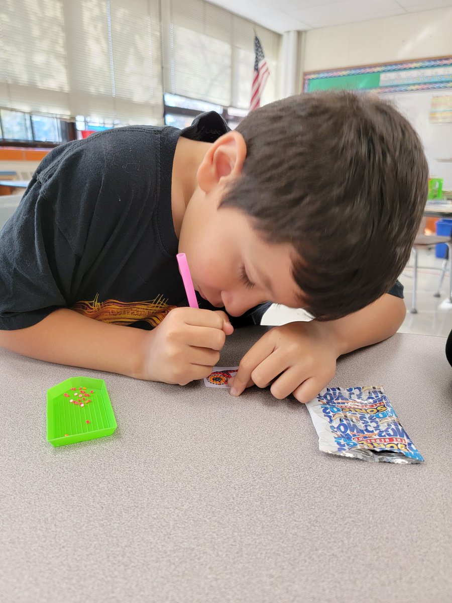 MrsDregerOT's tweet photo. #ASD4ALL Army Trail students got to do some fine motor Halloween diamond painting! @atsocialwork https://t.co/2K3UoxRqLO