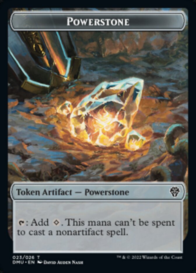 DailyTokensMTG's tweet photo. Today’s token of the day is Powerstone from Dominaria United! https://t.co/C7DF5q3rOU