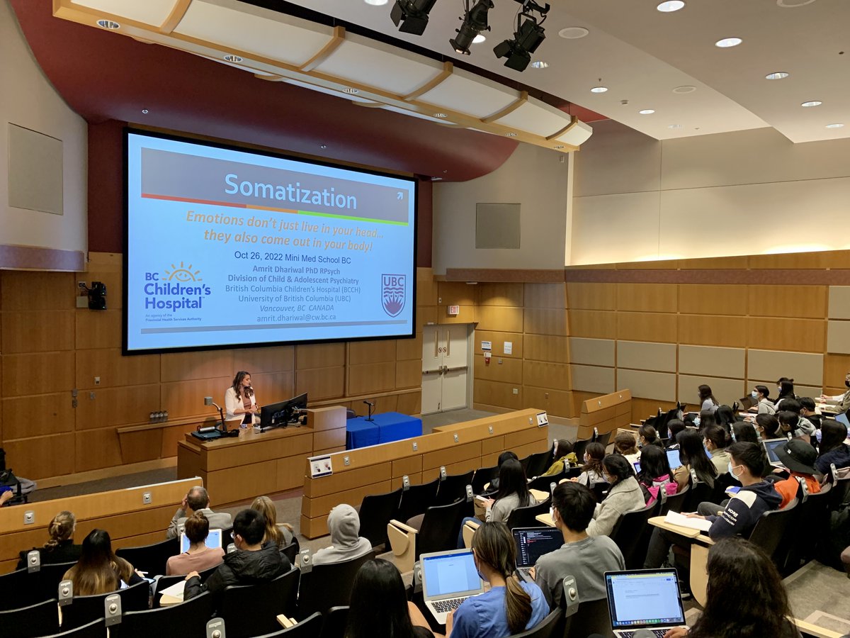 BCCHresearch's tweet image. What an incredible turnout for session 2 of Mini Med School (MMS)! Yesterday, Dr. Amrit Dhariwal and Dr. @BriannaT_Psyc talked about the physical experience of emotions and nonsuicidal self-injury, respectively. Curious about MMS? Learn more here: bcchr.ca