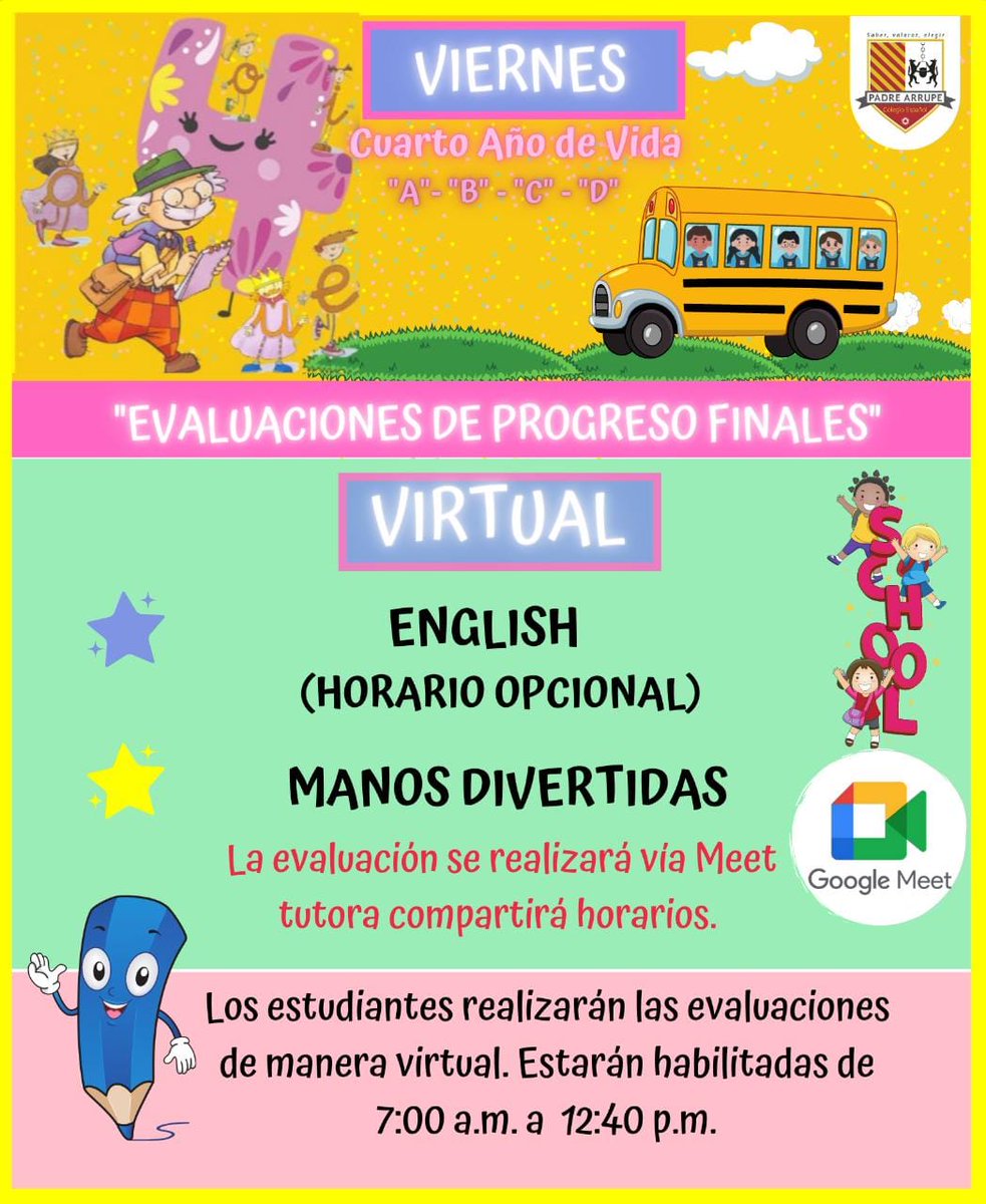 glendi_rivera's tweet photo. 🔊Queridos y queridas estudiantes. Estoy muy orgullosa de ustedes  están haciendo un estupendo trabajo⭐️, te invito a que el día de mañana 28 de octubre realices tu evaluación final de: Manos Divertidas. 🎨
English. 
🔍Visita nuestra WEB:
https://t.co/uaR6rExscP https://t.co/AgFk0Vh56k