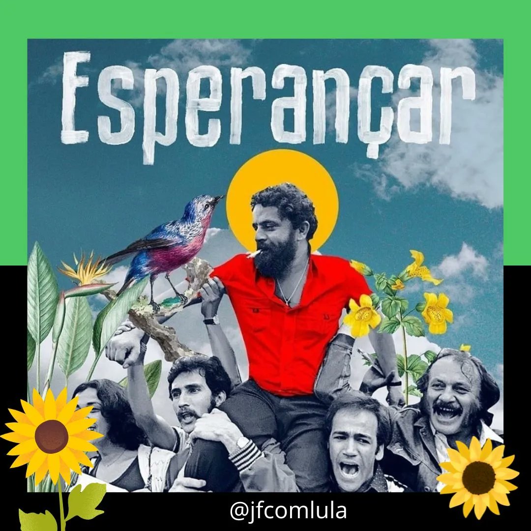 jfcomlula's tweet photo. Teima que as coisas vão dar certo! 

Dona Lindu ensinou 
@LulaOficial
 a teimar e não desistir! É assim que nós vamos construir o Brasil que a gente sonha 🚩 #LulaDay

3 dias, minha gente! Força total por #LulaPresidente, vamos voltar a ESPERANÇAR o BRASIL #jfcomlula ❤️🇧🇷🌻 https://t.co/nQ2AdQs8U7