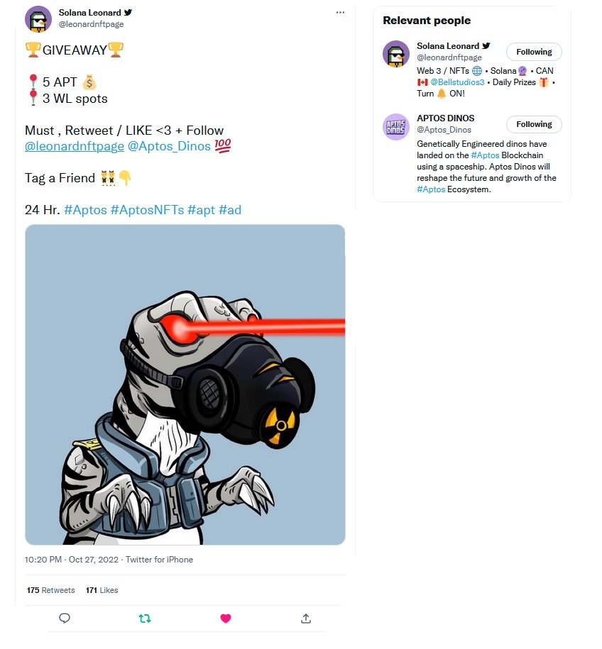 Backisexistent1's tweet photo. @leonardnftpage done! https://t.co/OVPvTeDzsF