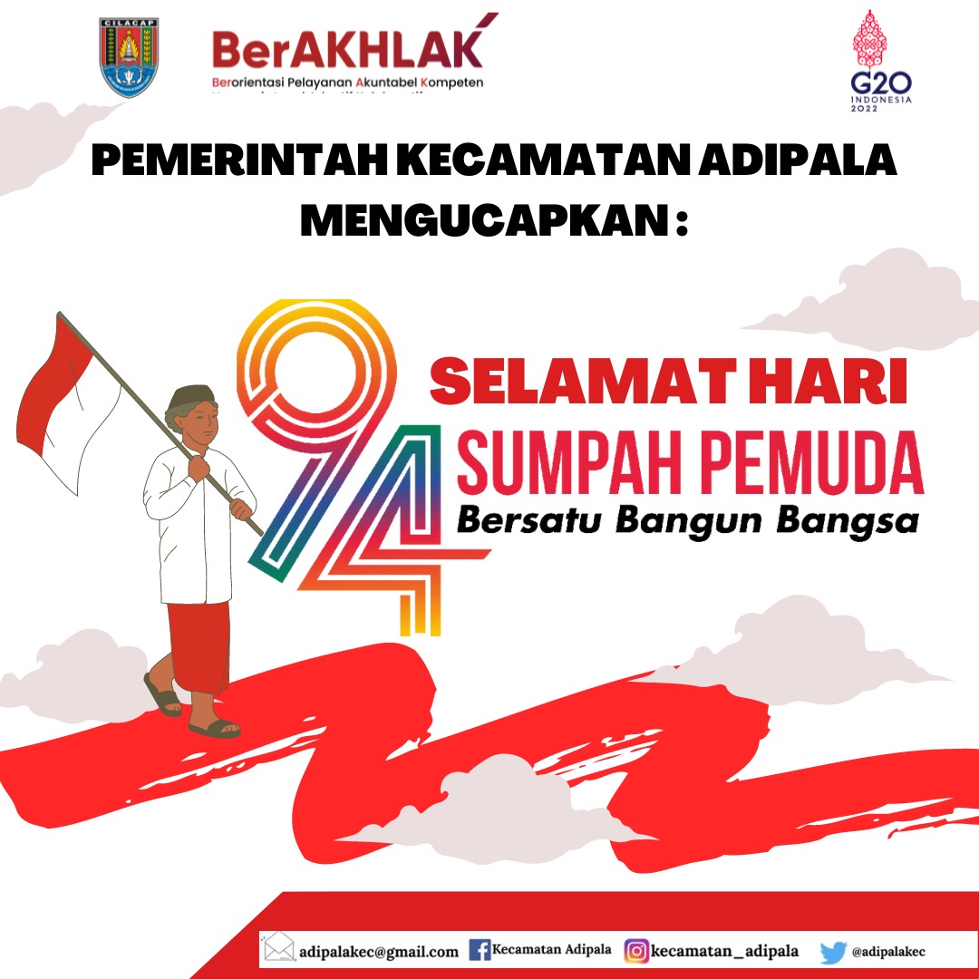 1) Kami Putra dan Putri Indonesia, mengaku bertumpah darah yang satu, tanah air Indonesia.
2) Kami Putra dan Putri Indonesia, mengaku berbangsa yang satu, bangsa Indonesia.
3) Kami Putra dan Putri Indonesia, menjunjung bahasa persatuan bahasa Indonesia.