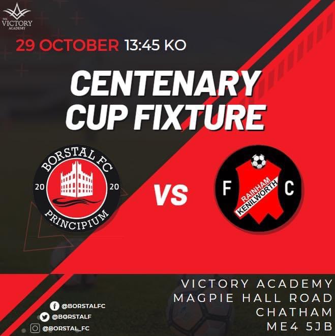 After last weeks Postponed Game we’re back Saturday in the Centenary Cup….

Up Next…
🆚 Rainham Kenilworth 
⏰ 13.45 Kick Off
📍Victory Academy   
🏆Centenary Cup  

Roll on K/O 💪🏽💪🏻💪🏿

#Principium 
#UTFB 

🔴⚫️