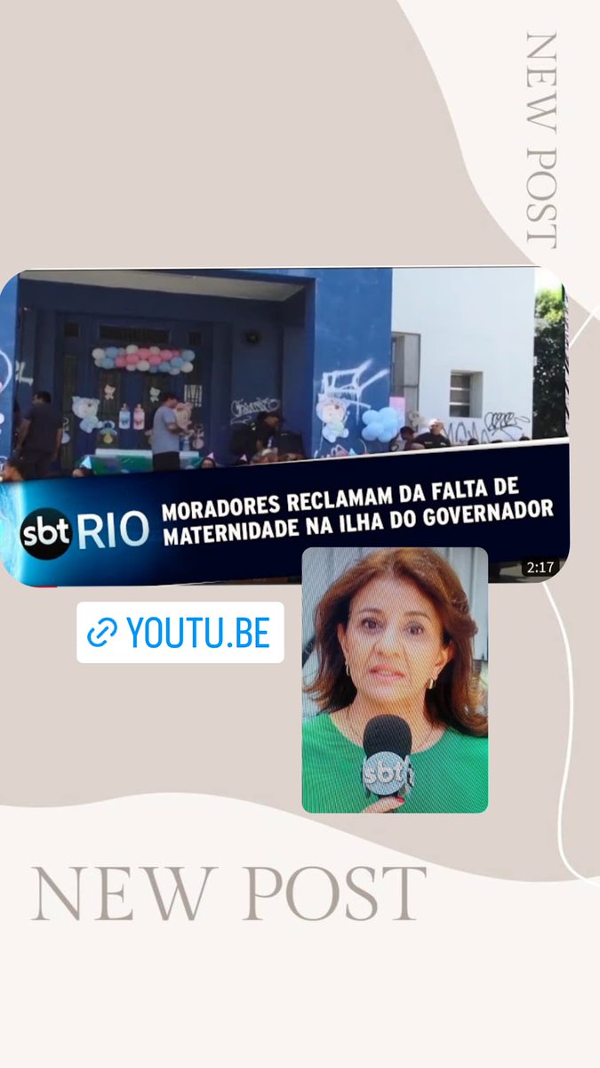 AluaPEditora's tweet image. SEM HOSPITAL E SEM MATERNIDADE./ OS MORADORES DA ILHA DO GOVERNADOR, NA ZONA NORTE, RECLAMAM DA DEMORA NA CONCLUSÃO DAS OBRAS DO HOSPITAL PAUILINO WERNECK./ O HOSPITAL FOI FECHADO EM 2020 E ATÉ HOJE NÃO FOI ENTREGUE À POPULAÇÃO./  youtu.be/2tA9XBRx4Gk