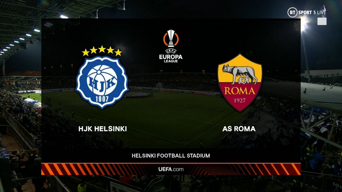 Full match: HJK vs Roma