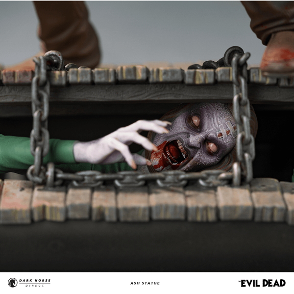 'You bastards! Why are you torturing me like this? Why?' -Ash Don't look away from the gory details of @DarkHorseDirect's exclusive, limited edition The Evil Dead: Ash Statue! Pre-Order yours today before the dead come crawling for you: bit.ly/3DyyO5y