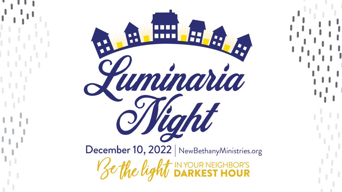 NewBethanyLV's tweet photo. #ICYMI: this year's 25th anniversary #LuminariaNight celebration will be held on December 10! Be the light in your neighbor's darkest hour 🕯️
For more information on #LuminaraNight2022 & registering to become a #BlockCaptain, visit https://t.co/HGbPxUZzRf 🌎 #NBMLuminaria https://t.co/t8VbPv58Le