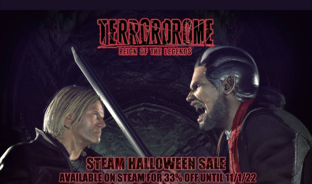 forthrightenter's tweet photo. Terrordrome: Reign Of The Legends will be on sale for 33% off from now until November 1st, 2022 as part of the #Steam Halloween Sale! 

https://t.co/9YOyastk5C…

#indiegame #Halloween #fgc #IndieGameDev https://t.co/ssGn1kICA8