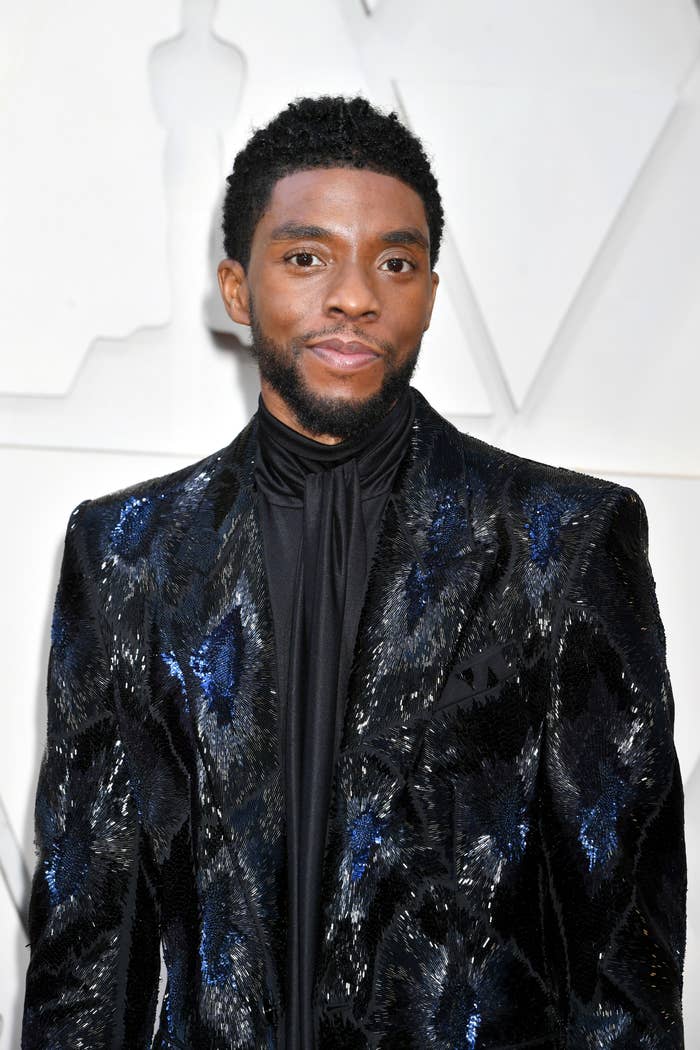 Janeshia Adams-Ginyard's Chadwick Boseman Body Paint