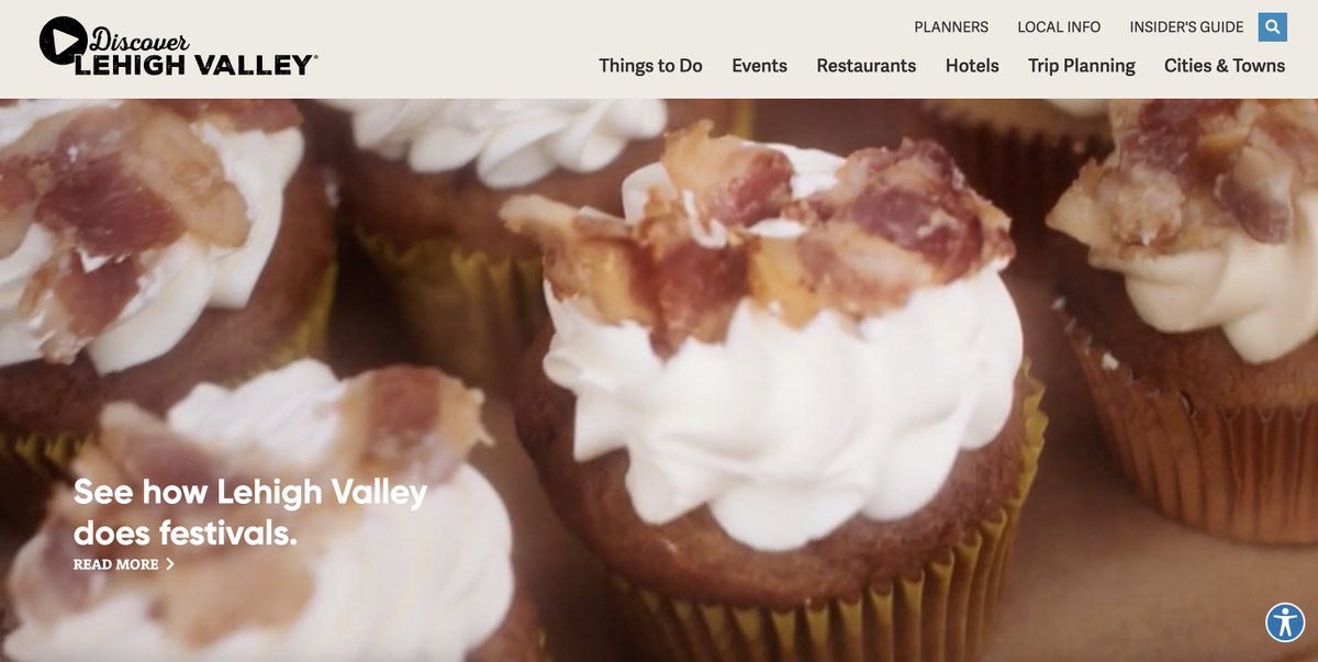 Congrats to Discover Lehigh Valley for winning a SILVER Davey Award for its Tourism Website! 🥈 #destinationmarketing #websitedesign #travel #tourism #creativeservices