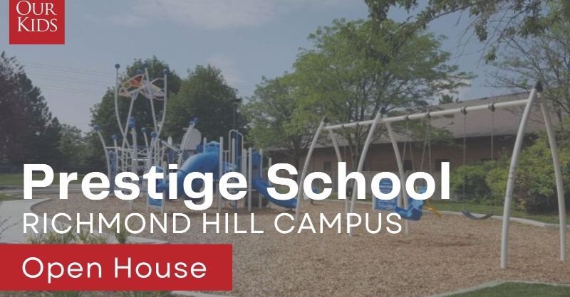 ourkidsnet's tweet photo. Three more days until @prestigeschool Richmond Hill's open house! Bring your questions with you. 
November 27th from 11am-2pm.