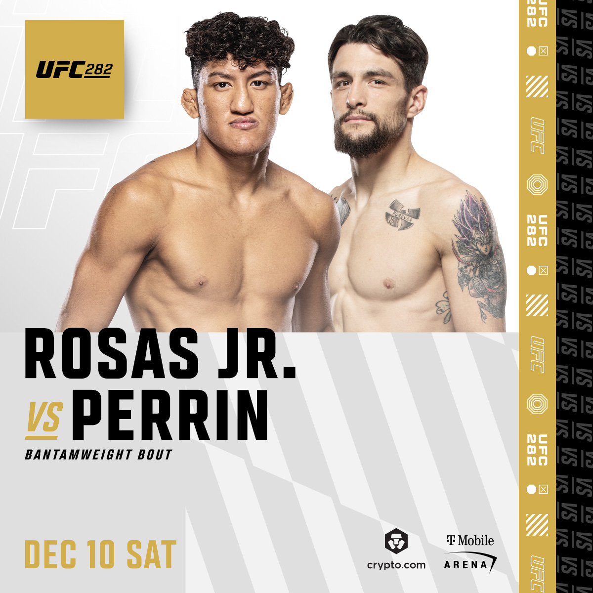 The youngest fighter in UFC history is ready to make his debut! Raul Rosas Jr. is set to take on @Joker_Gang35 at #UFC282 🍿 [ Sat. December 10 | @TMobileArena ]