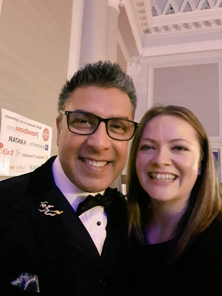 Fantastic evening with <a href="/TheResearchClub/">The Research Club</a> Halloween ball as a very grateful guest of <a href="/EMPOWER_mrx/">EMPOWER Translate</a> - thank you so much for having me! 🥰