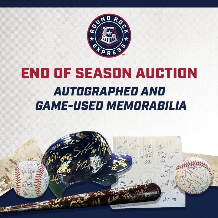 Only one more day left to bid on balls, bats, helmets and more! The auction ends Friday, October 28 at 8 p.m. and a portion of proceeds benefit the @NRFoundation34. ⚾: bit.ly/RREAuctions