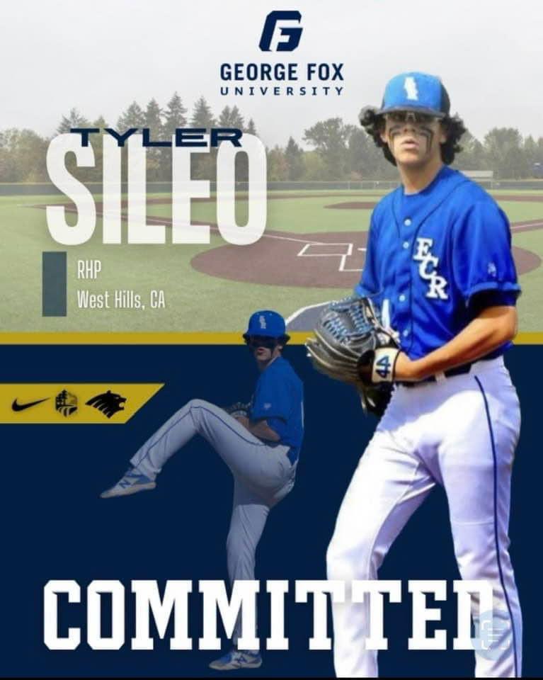 Ecrbaseball's tweet photo. Congrats to 23’ RHP @sileo_tyler for committing to @GFU_Baseball! https://t.co/0BfufPGHY6