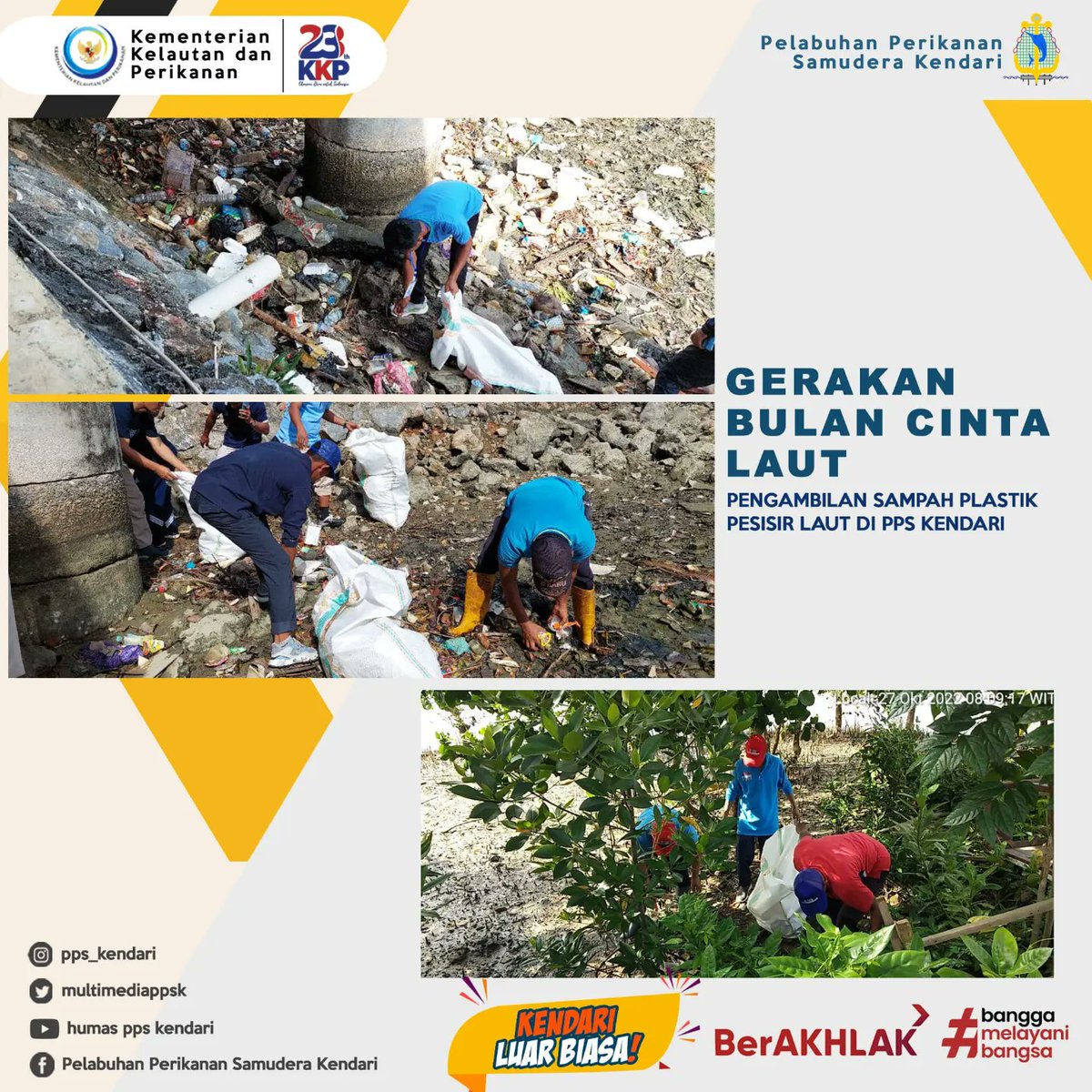ppskendari1's tweet photo. Acara puncak kegiatan ini bertempat di Anjungan Wisata Kota Kendari diikuti seluruh instansi di Kota Kendari dan provinsi, penyuluh perikanan, mahasiswa, beberapa komunitas, TNI angkatan laut, dan Polisi.

#KKPAccelerate 
#ppskendari https://t.co/Xe80kw3NTr