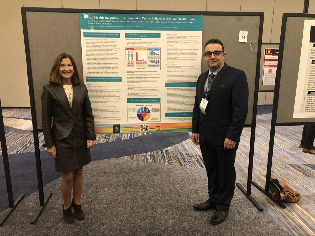ICD_ITForces's tweet photo. Proud of our Fellows Icd at the 2022 #ADEADiversityWorkshop in Saint Louis, Missouri.
Dr. Barbara Ottenio, Dr. Ana Lopez-Fuentes, Dr. Rosa Chaviano-Moran, and Dr. Elias Morón are participating as presenters and key leaders in different sessions to adress oral health inequities https://t.co/uPl6JC73c4
