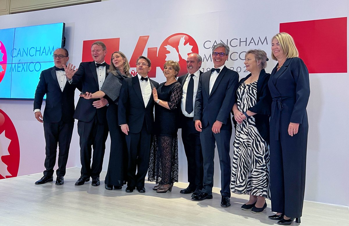 Jorge Morfín, Socio Director de #PRCentral tuvo el honor de asistir a la ceremonia del 40° Aniversario de la <a href="/CanChamMx/">CanChamMx</a> como expresidente de esta institución en la que estuvo al frente por dos años. 
<a href="/EmbCanMexico/">Canadá en México</a> 
#Canadá #Canada