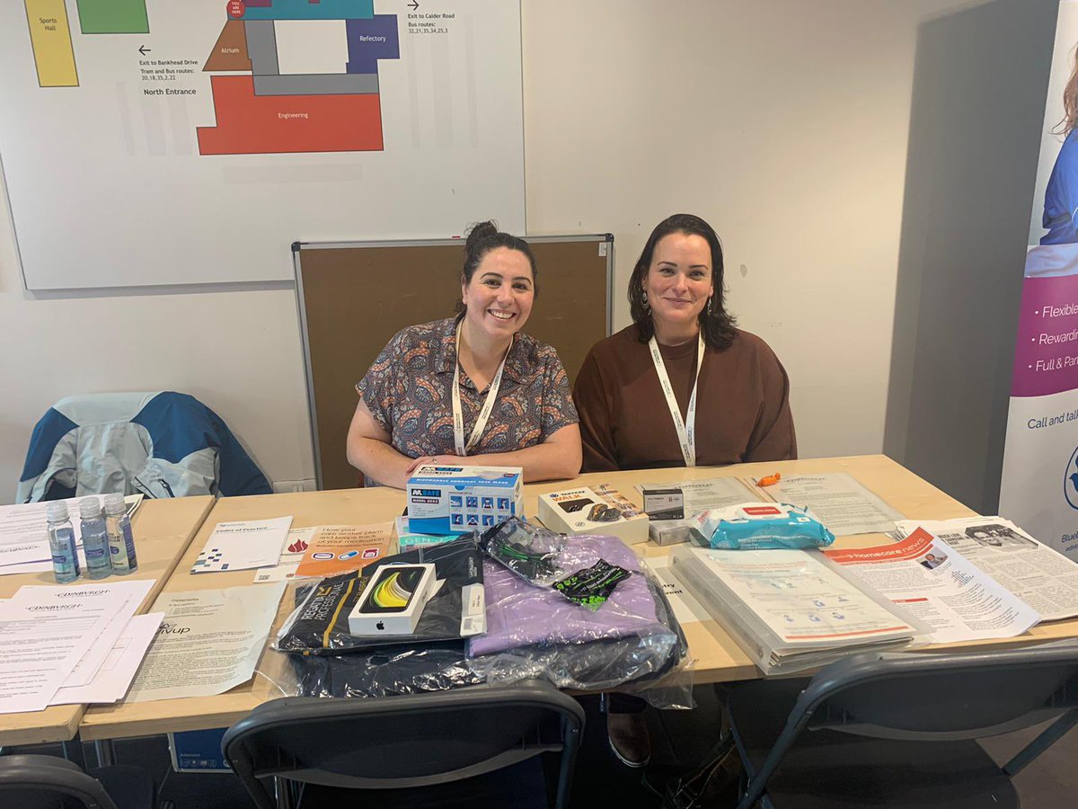 Megan_A_Dudgeon's tweet photo. Fantastic recruitment event at @edinburghcoll today. It was great to chat to so many students excited about a future career in Health &amp; Social Care. @EdinburghHSCP #recruitment https://t.co/4l2PDHEmn9
