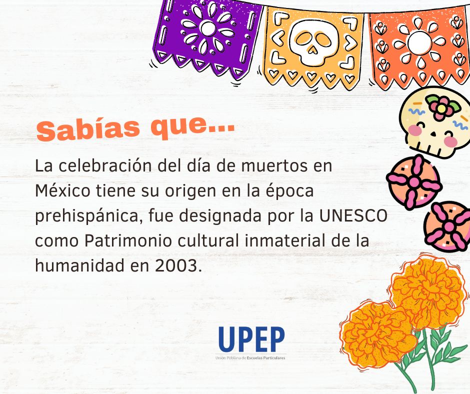 DePoblana's tweet photo. #SabíasQué El Día de Muertos es una de las tradiciones más famosas y hermosas de México.
#tradicionesmexicanas
#DiadeMuertos2022
#UPEP
#SomosUPEP https://t.co/5OnA7AQ8mH