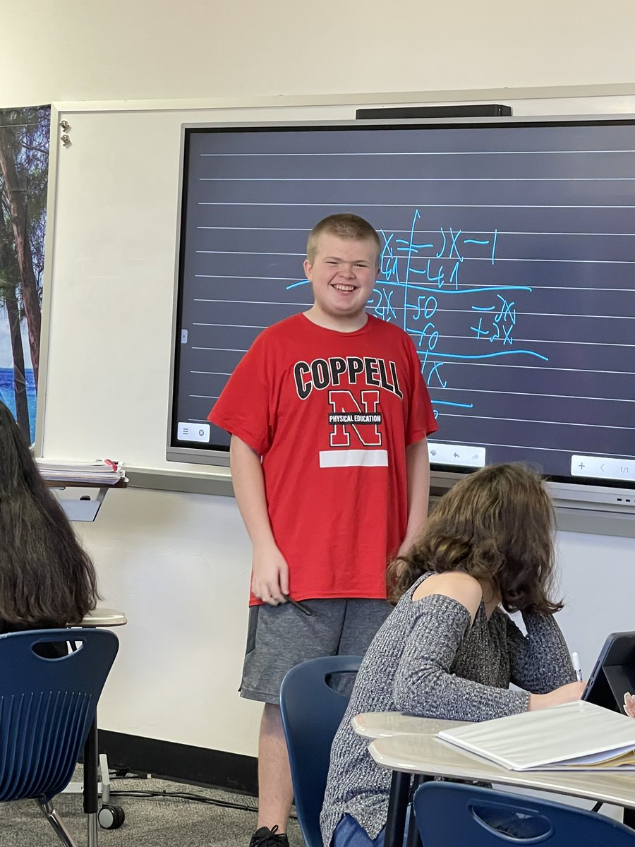 MsBert13's tweet photo. What’s the best day teaching??? The day you let the kids do it! 😃#allmeansall #villagenorth https://t.co/McZ5ruk21H