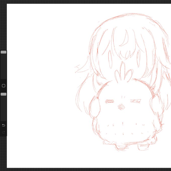 今日のネタ描いてます。 