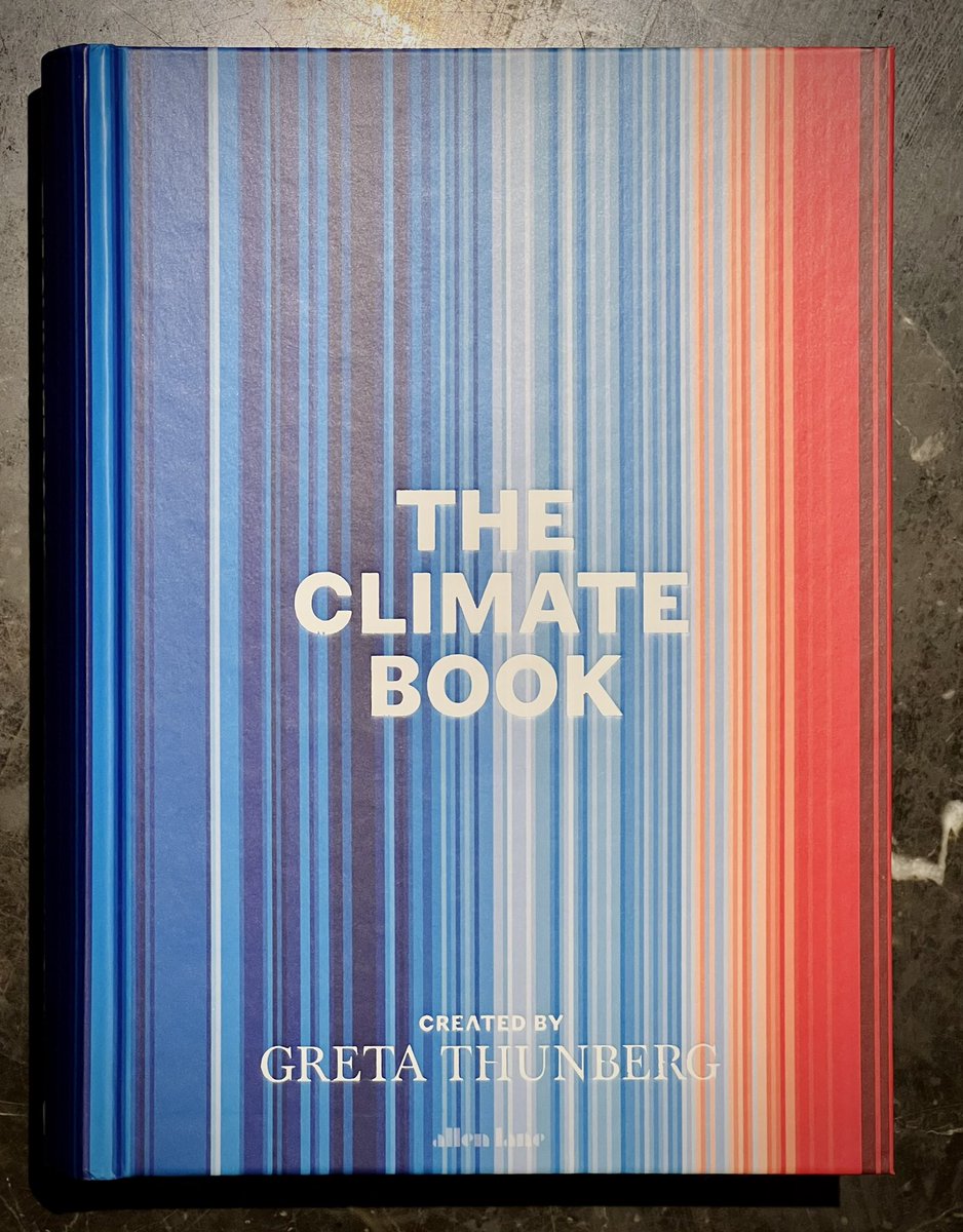 wheeelertron's tweet photo. Disappointing to see @Waterstones not promoting this book in its shops at launch, I found it hidden on a bookshelf! Greta has done a really great job putting this together and, especially with yesterday’s news, it’s all more urgent than ever #TheClimateBook #ClimateCrisis #COP27 https://t.co/672YeBfvMU