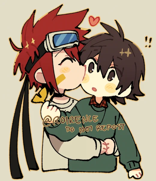 art trade for   +smoll bonussowwy i took some liberties with the colours on that one art u drew of them but i hope u like it! 