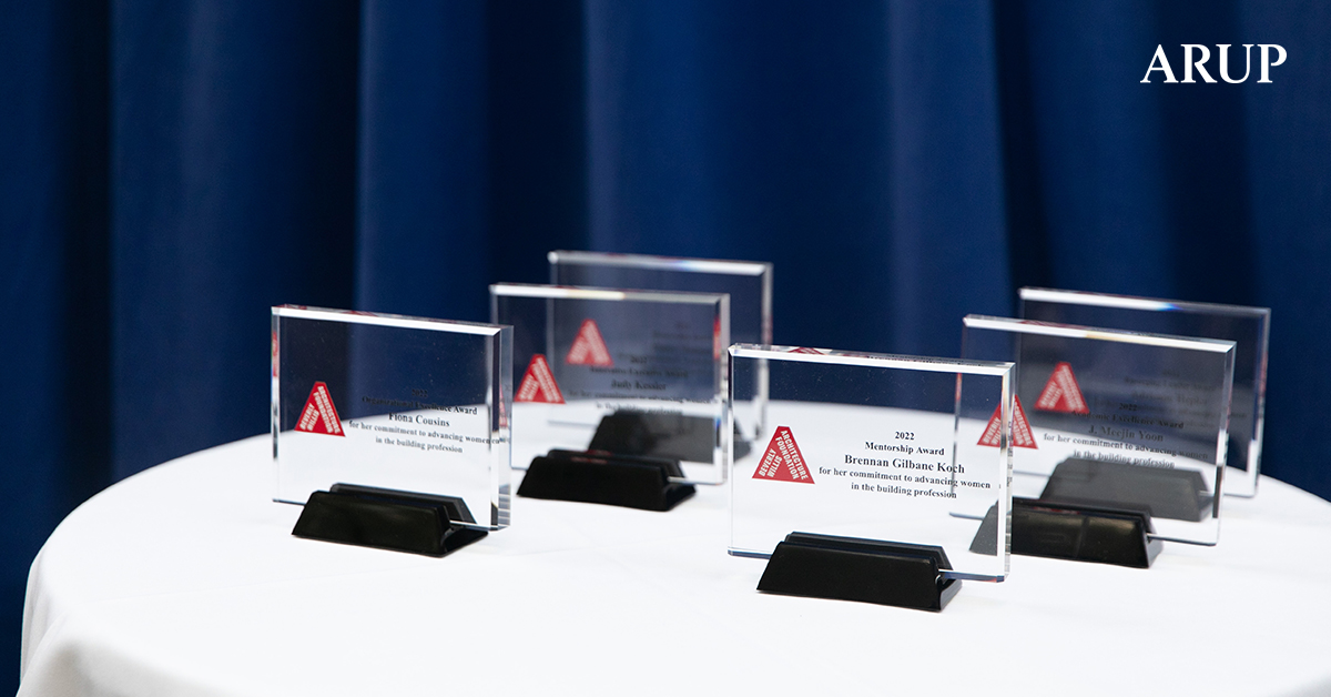 Our Americas Chair <a href="/Fiona_Cousins/">Fiona Cousins</a> was honored at the 2022 BEVY Leadership Awards last week recognizing her widespread impact as a leader championing the advancement of women in #engineering and #sustainability, congratulations Fiona! 

<a href="/BWArchFdn/">BWAF</a> #WeAreArup #WomeninStem