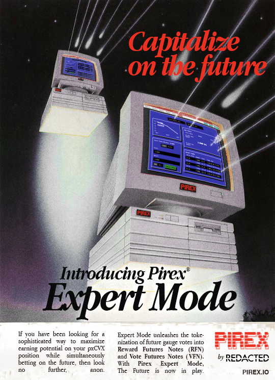 dinero_xyz's tweet photo. Pirex Expert Mode is now live ██ ██████. 

https://t.co/kNZpA6myWd https://t.co/w2fLGGOdjy