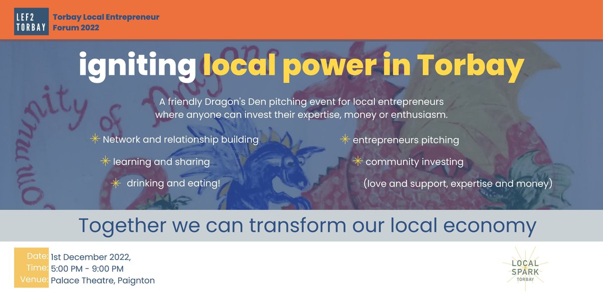 We've innovated something in Totnes we call the Local Entrepeneur Forum &amp; Community of Dragons. It's a way for citizens to take the lead on regenerative economic relocalisation. Now it's happening in Plymouth &amp; Torbay. Love when solutionary innovations scale out.
@nowpresspause