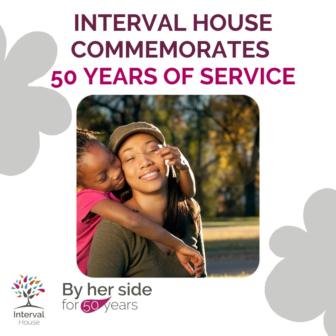 Interval_House's tweet photo. We are excited to share our plans to commemorate our 50 years of service. Over the years, we have created innovative programs and services to help thousands of women and their children rebuild their lives after abuse.

#IPV #IHturns50 #GBV #Toronto https://t.co/v2bcP9Rskl