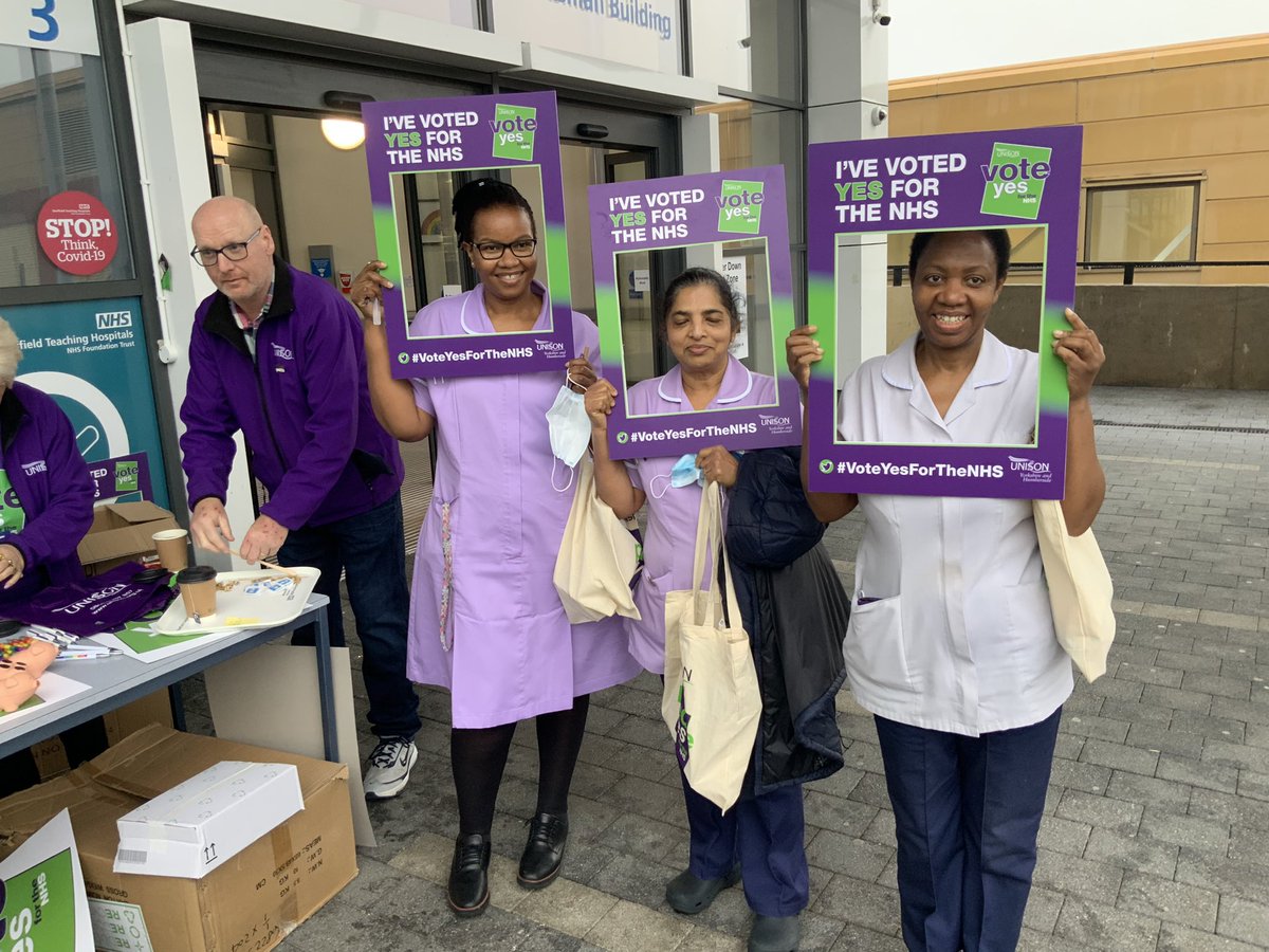 unisonSTH's tweet photo. Lovely to see so many unison Sheffield Teaching Hospitals members visiting the recruitment stall, many of them could not wait for the Ballot forms on NHS Pay to hit there door mats https://t.co/TSjwTdzQJU