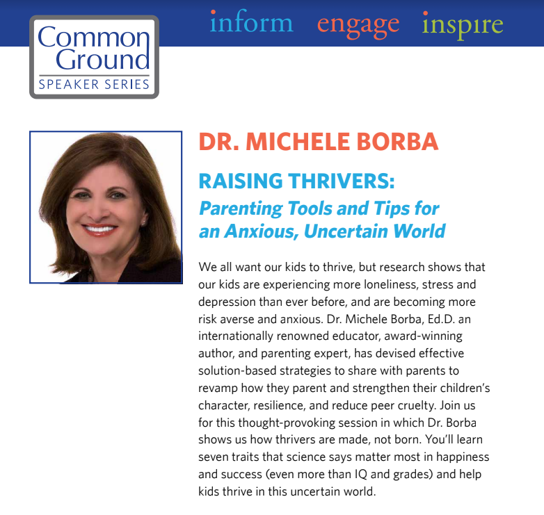 Common Ground Speaker Series tweet media