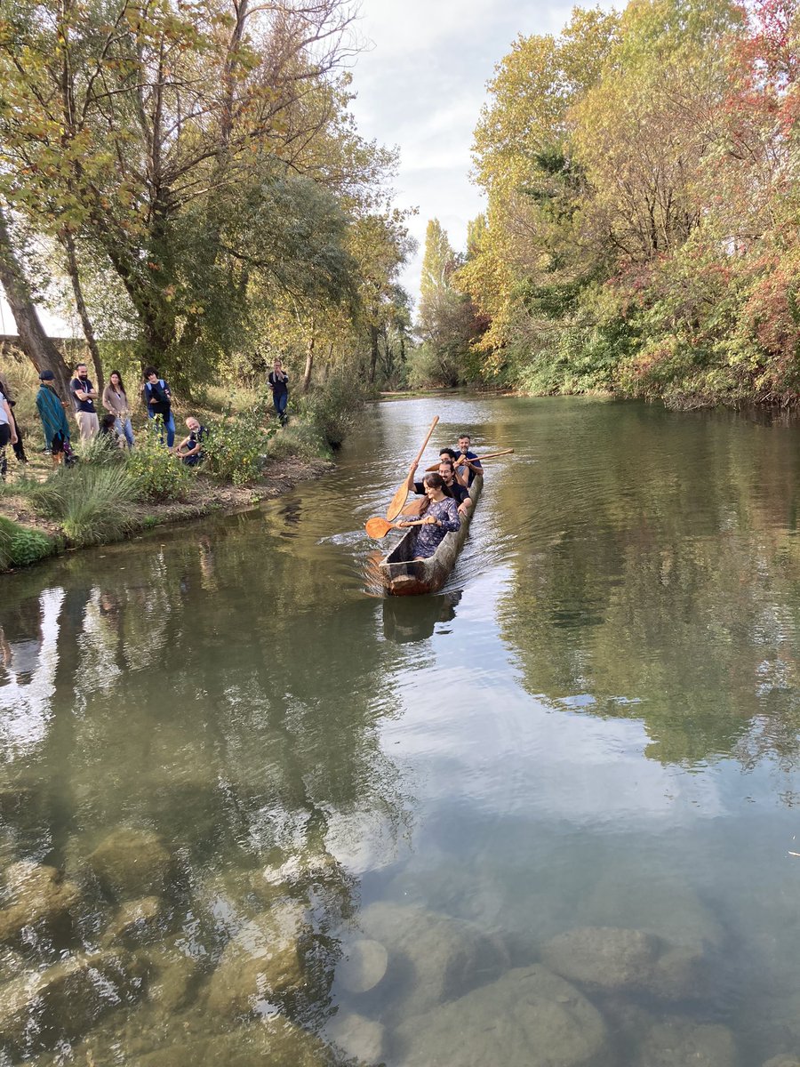 conexp2022's tweet photo. The Koruc team was here with a Neolithic pirogue, led by V. Bernard.
#CONEXP2022 https://t.co/2WhsG3O3I0