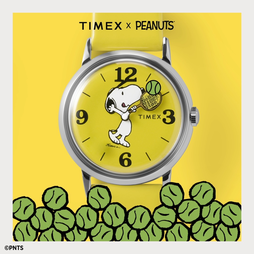 PEANUTS On Twitter Match Point A Modern day Reissue Of The Timex peanuts-on-twitter-match-point-a-modern-day-reissue-of-the-timex