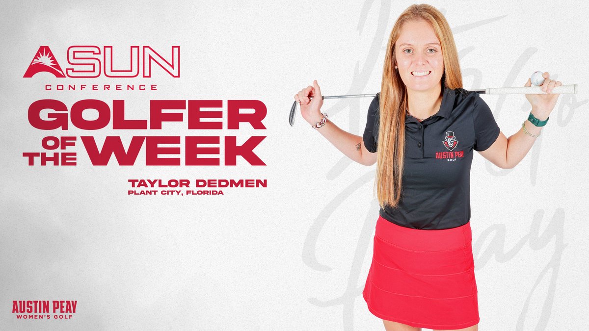 𝗔𝗦𝗨𝗡 𝗚𝗢𝗟𝗙𝗘𝗥 𝗢𝗙 𝗧𝗛𝗘 𝗪𝗘𝗘𝗞 𝓣𝓪𝔂𝓵𝓸𝓻 𝓓𝓮𝓭𝓶𝓮𝓷 🎩⛳️

🗞️ --> bit.ly/3U48GFa

#ASUNWGolf | #LetsGoPeay