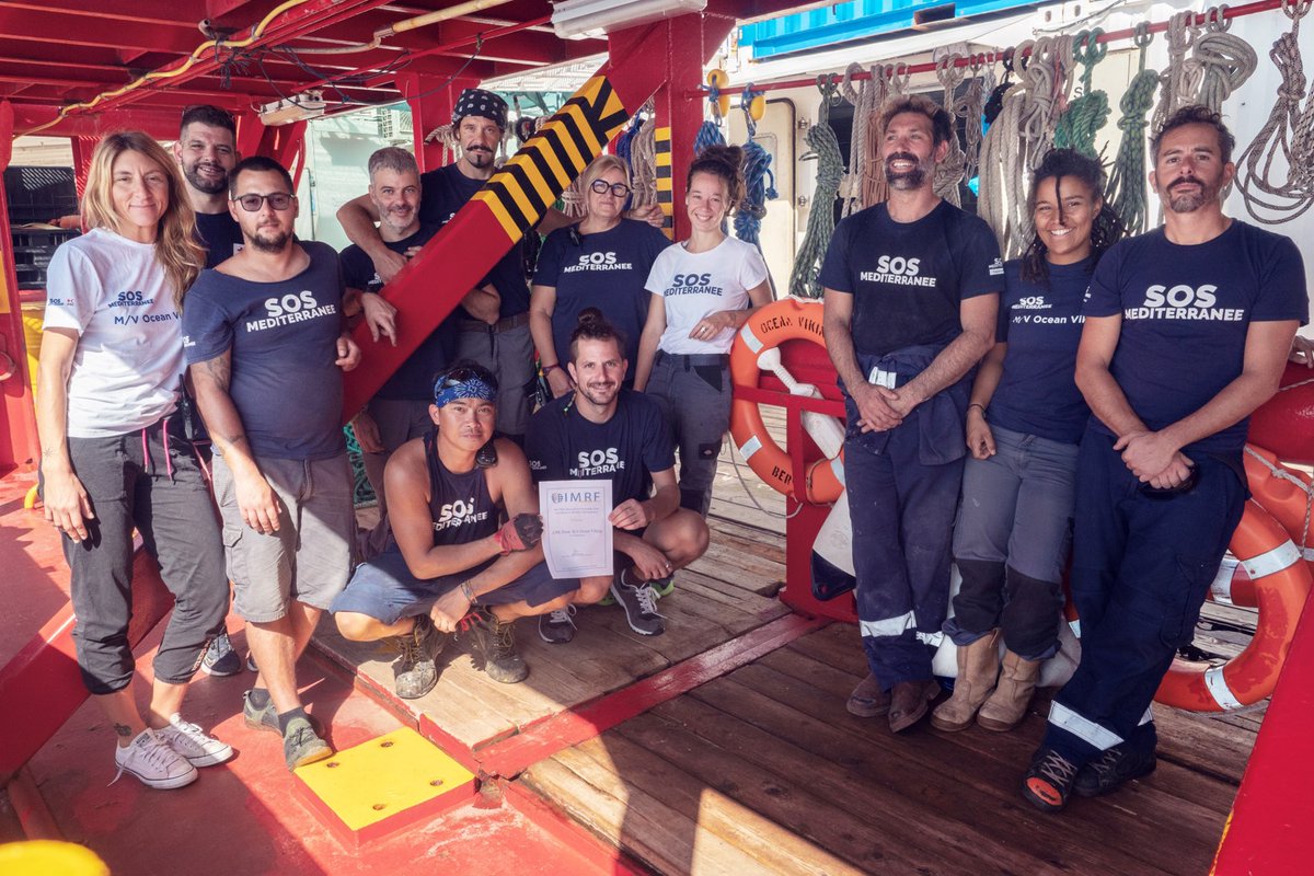 Vote for SAR Team R/V Ocean Viking from SOS Mediterraneé for this year's IMRF People's Choice Award. Voting closes 6 November.

Vote here: international-maritime-rescue.org/news/voting-is…
