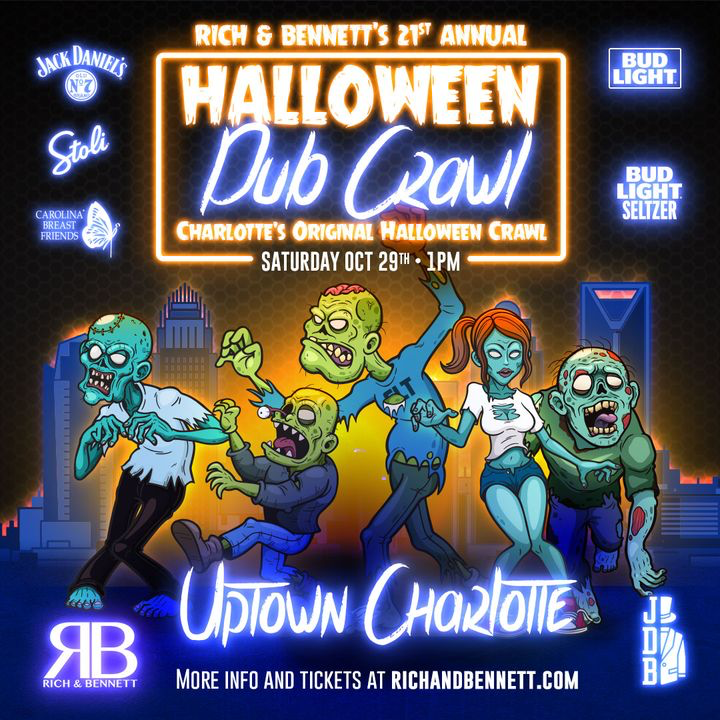 There are only TWO ✌️days left to buy your tickets! 🎟 Make sure you buy your tickets to Rich and Bennett’s 21st Annual Halloween Pub Crawl and NOT any of the out-of-town imposters. Support local! #partylocal #supportlocal