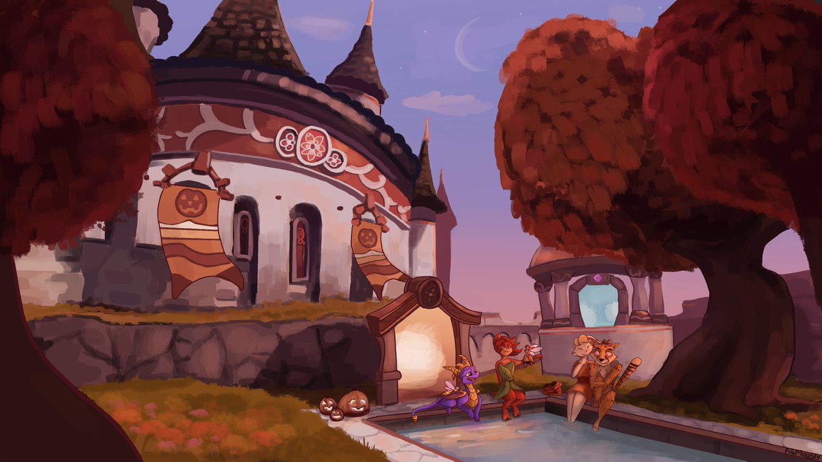 NaMoogly's tweet image. Some of my favourite Spyro fanarts I've gone and done 💜💜💜
