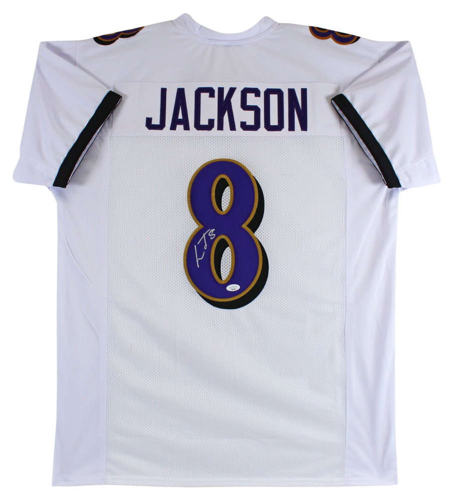 TNF GIVEAWAY 🚨 If Lamar Jackson throws for over 300 yards + rushes for 100 yards we will give away this signed Lamar Jackson jersey for free! You have to retweet this post + follow us on Twitter &amp; Instagram in order to enter! Good luck!