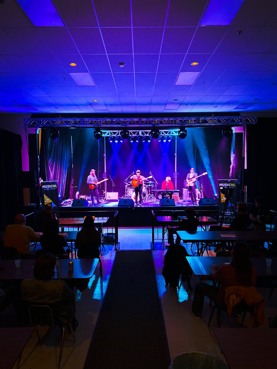 SMillsWiseman's tweet photo. @ShermanDowney performing at @_MusicNL_ Week’s Export Buyers Showcase in @CornerBrook. I always love seeing Sherman perform. Great songs, great stories, and great laughs! #MusicNLWeek #NLLiveEvents https://t.co/2PDHvVLg14